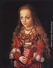 Lucas Cranach The Elder Famous Paintings - A Princess of Saxony